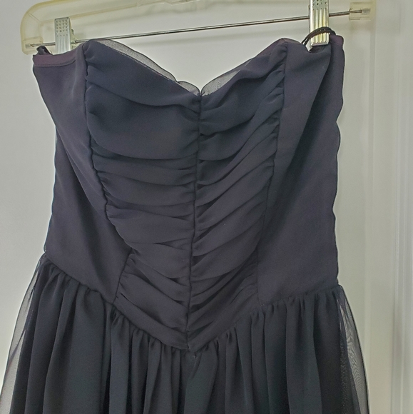 Vintage Peter Ellis Black Strapless Dress - Picture 6 of 10